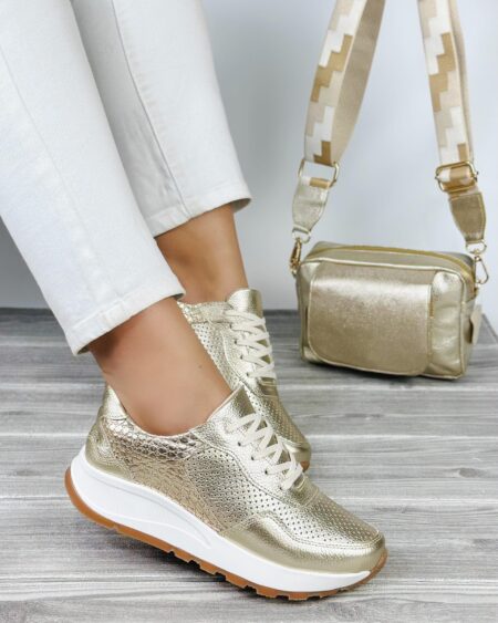 Tenis Dorado Suela Sharit (663)