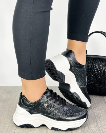 Tenis Negro suela Evoltys N (640)