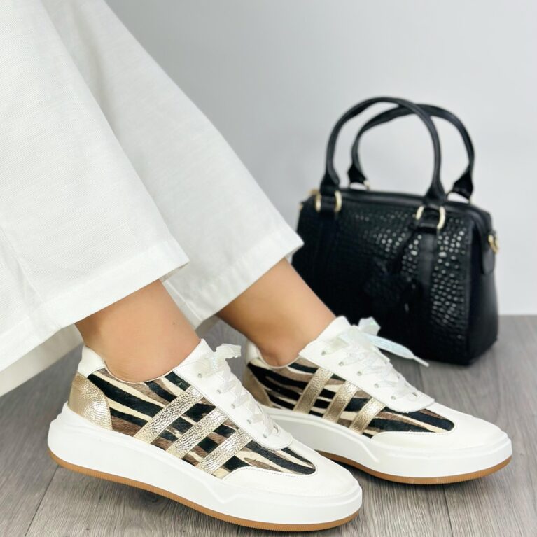 Tenis Talco Cebra x Dorado (DP96)