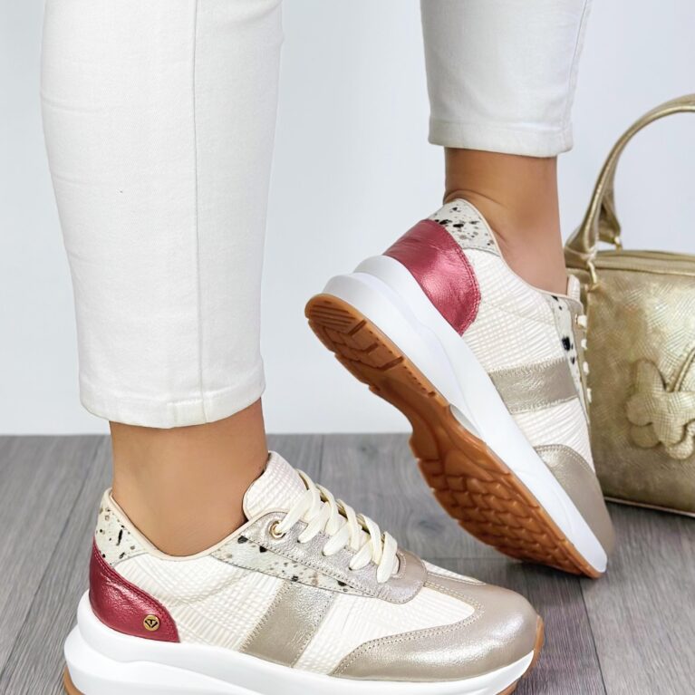 Tenis Talco x Dorado con Print (H809)