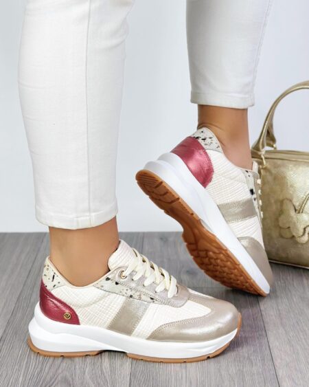 Tenis Talco x Dorado con Print (H809)