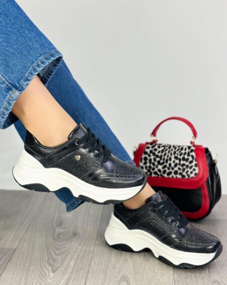 Tenis Negro Vaporiano suela Evoltys (689)
