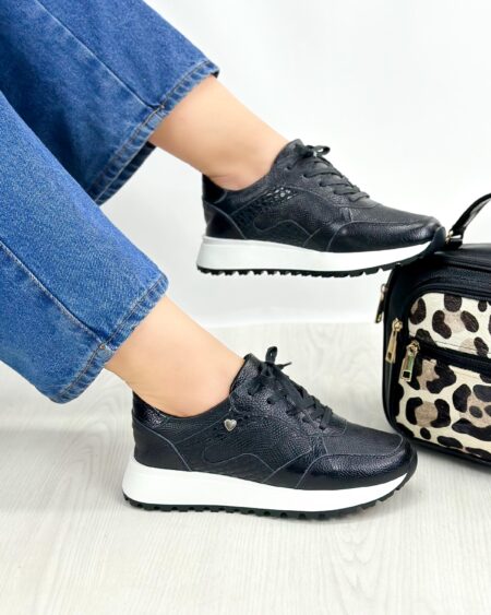 Tenis Negro talipe suela Michel (681)