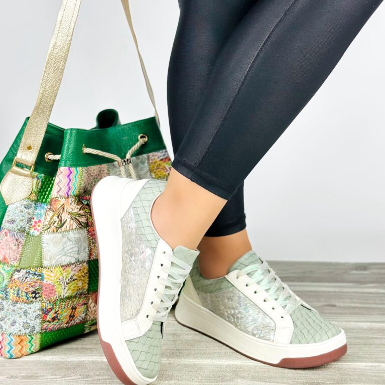 Tenis Verde Eucalipto x Print (DP95)