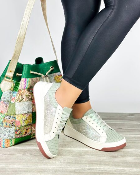 Tenis Verde Eucalipto x Print (DP95)