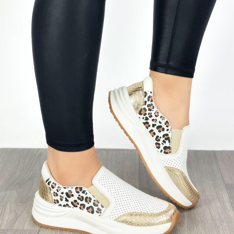 Tenis Talco x dorado print (DP20)
