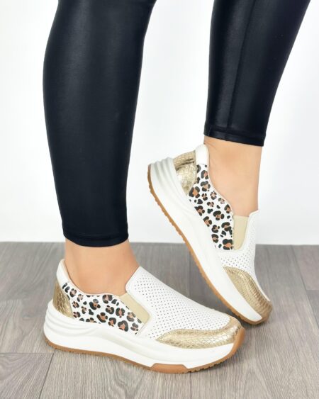 Tenis Talco x dorado print (DP20)