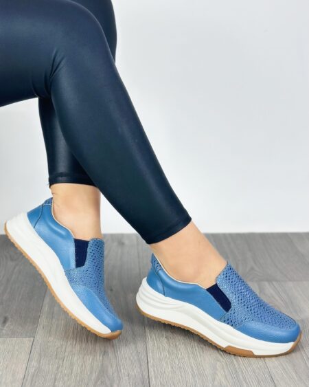 Tenis sin cordones Azul (DP20)