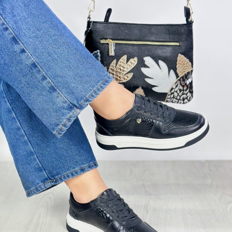 Tenis Negro Gecco (705)