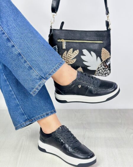 Tenis Negro Gecco (705)