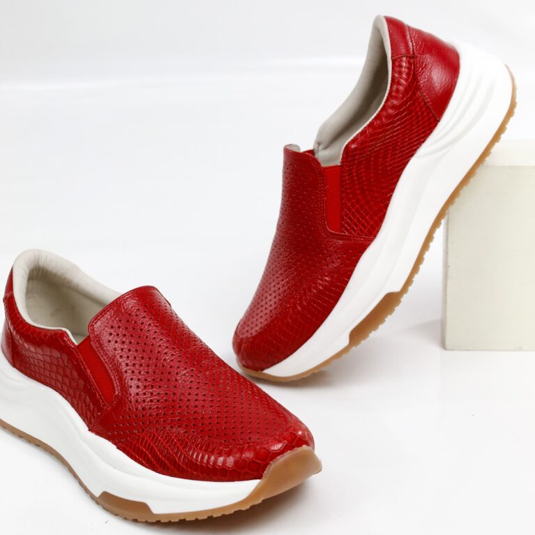 Tenis sin cordones Rojo (DP20)