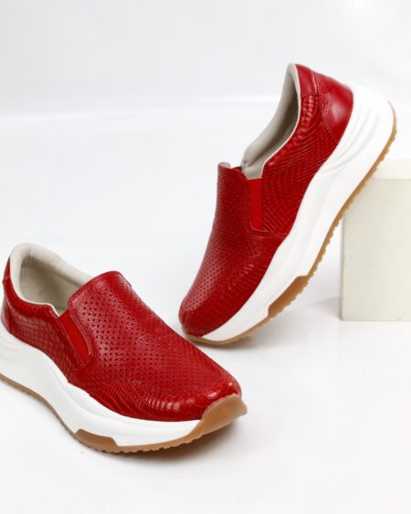 Tenis sin cordones Rojo (DP20)