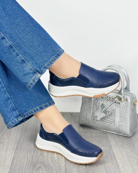 Tenis sin cordones Azul Gecco (DP20)