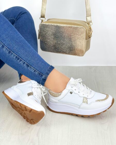Tenis Blanco x Dorado sharith (640)