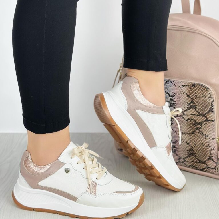 Tenis Talco x Taupe Oro Rosa sharith (640)