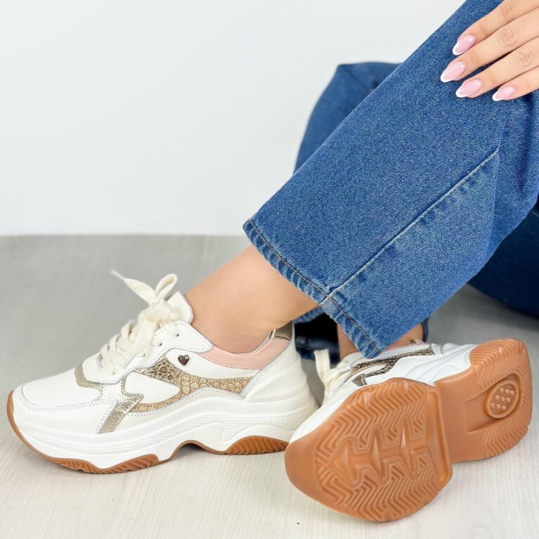 Tenis Talco Dorado x Nude (687)