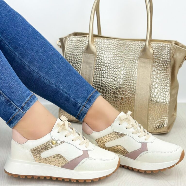 Tenis Talco x Dorado x Taupe Michel (681)