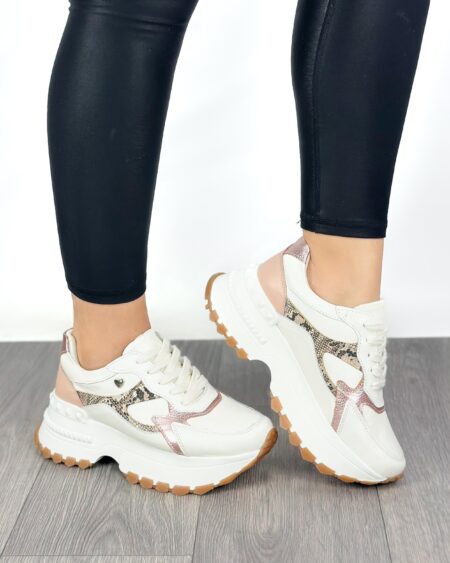 Tenis Talco x Oro Rosa Valentina (687)