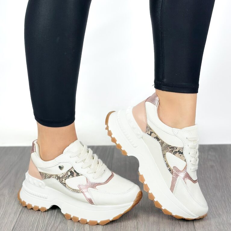 Tenis Talco x Oro Rosa Valentina (687)