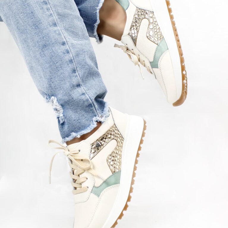 Tenis Talco x verde Dorado (681)