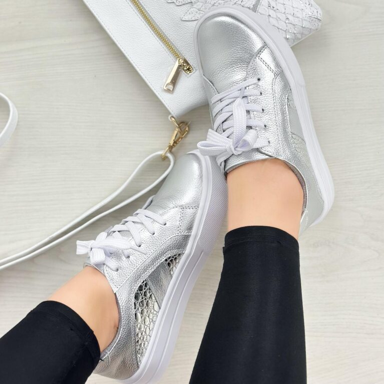 Tenis Plateado Talipe (680)