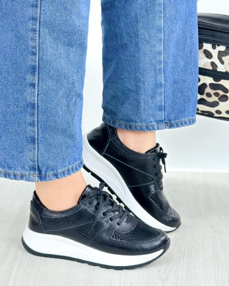 Tenis Negro Gecco (667)