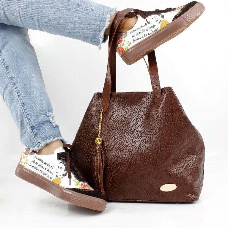 Tenis Frida Talco x Cafe