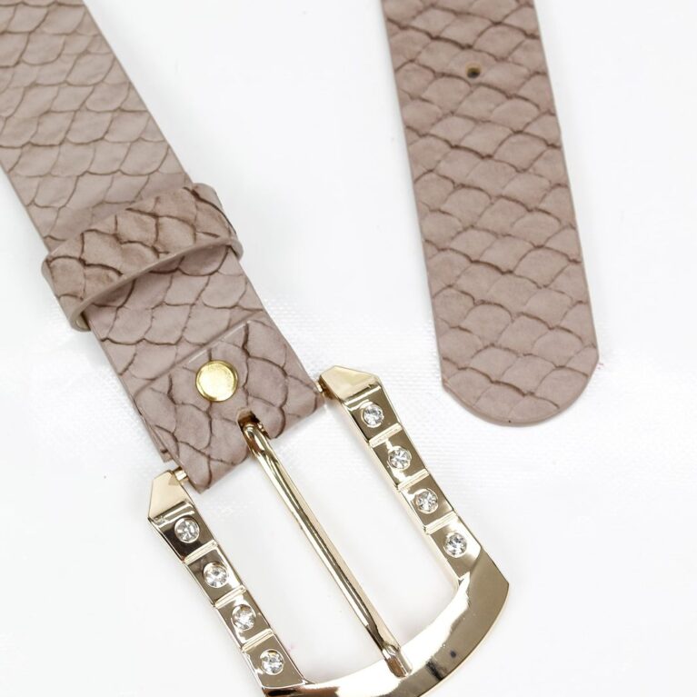 Cinturón Koy 4 cm Taupe