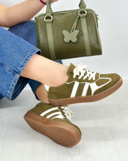 Tenis Verde Carnaza (717)