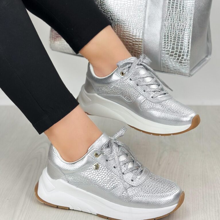 Tenis Plateado Jade (214)