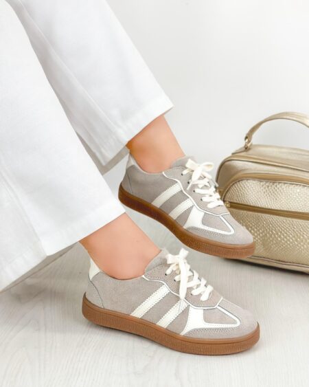 Tenis Gris Claro x Talco (717)