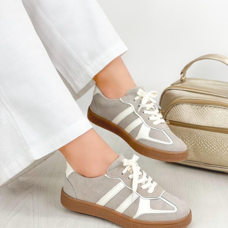 Tenis Gris Claro x Talco (717)