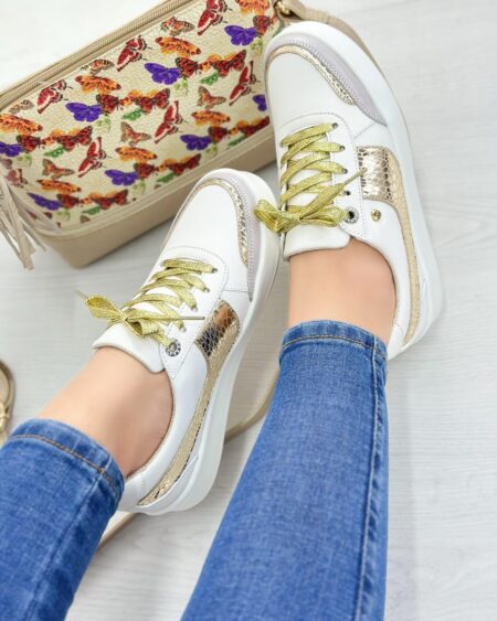 Tenis Pompon Talco x Oro (TR-230)