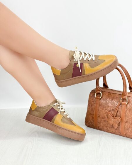 Tenis Ocre oscuro x Mostaza (2040)