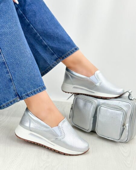 Tenis Plateado Michel (715)