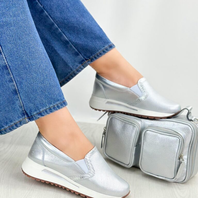 Tenis Plateado Michel (715)