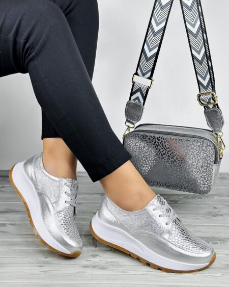 Tenis Plateado Deyabu (DP87)