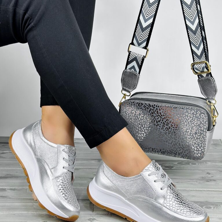 Tenis Plateado Deyabu (DP87)