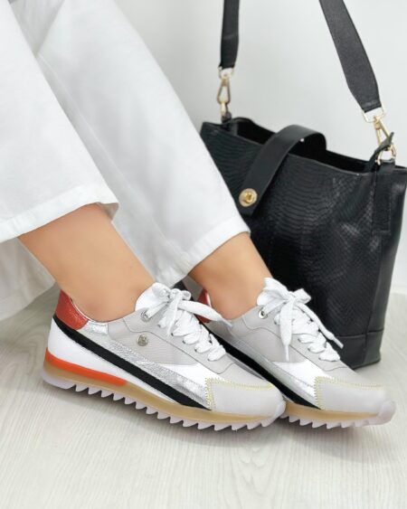 Tenis Gris x Naranja (2045)