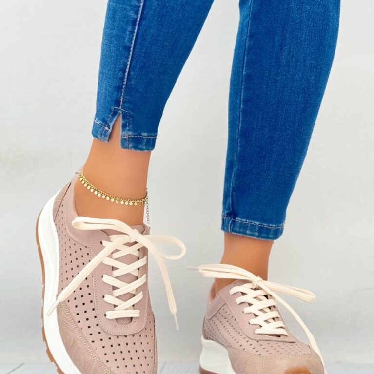 Tenis Taupe Perforado (DP16)