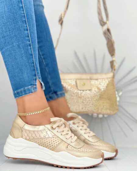 Tenis Dorado Gecco (T117)