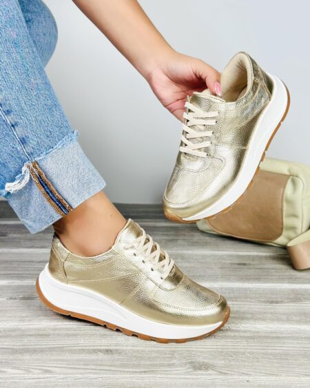 Tenis Dorado Diamante (667)