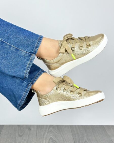 Tenis Dorado x Aro (W175)