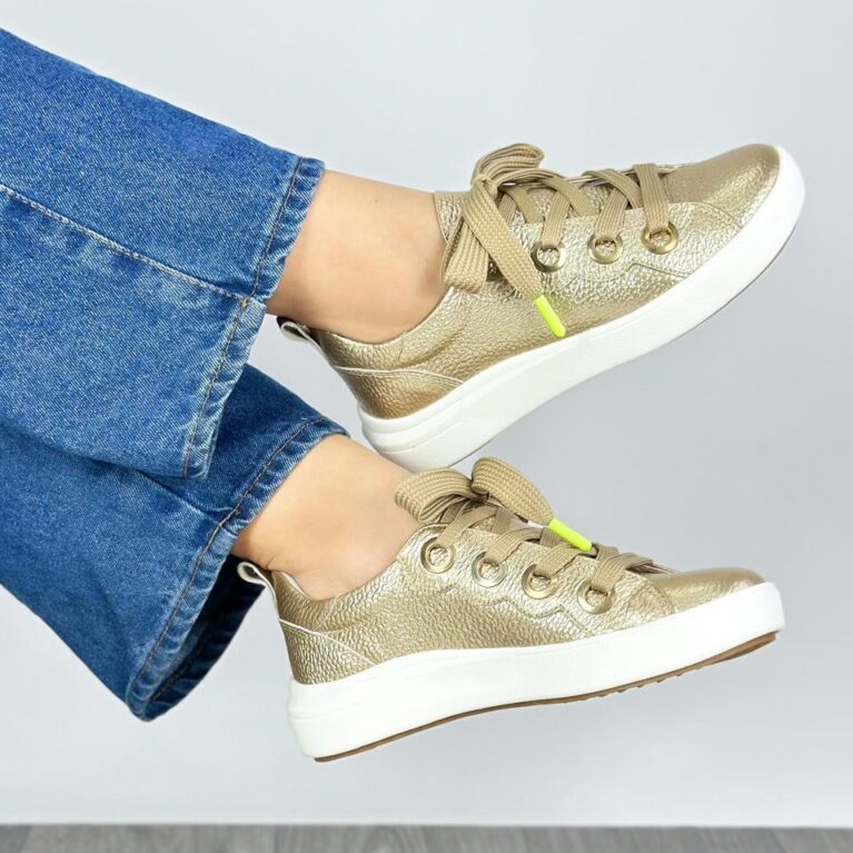Tenis Dorado x Aro (W175)
