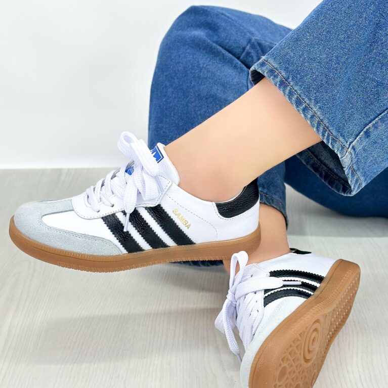 Tenis Sam Blanco x Negro (699)