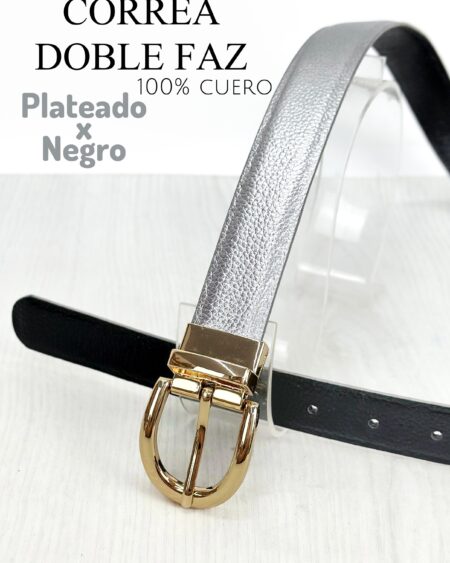 Cinturón Doble Plomo x Negro