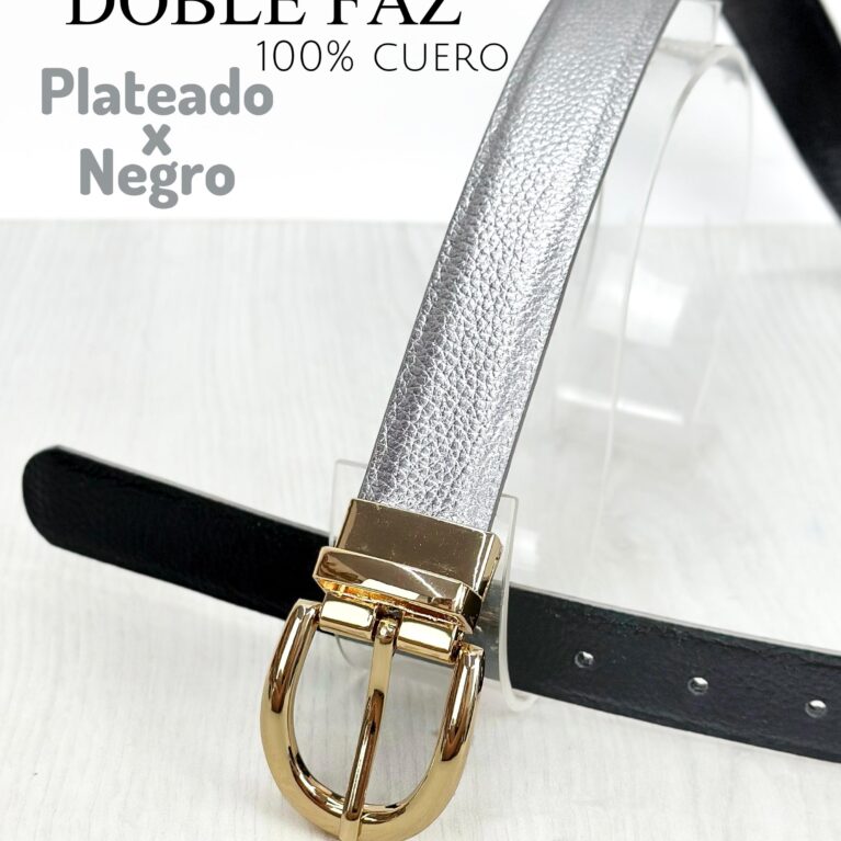 Cinturón Doble Plomo x Negro
