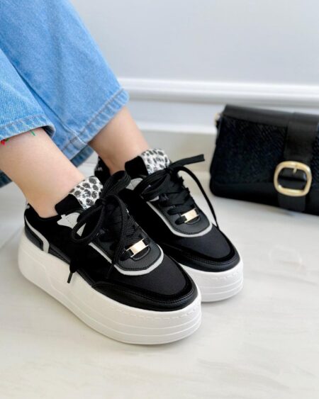 Tenis Negro x Print (2504)