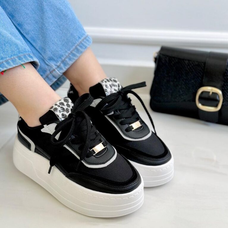 Tenis Negro x Print (2504)