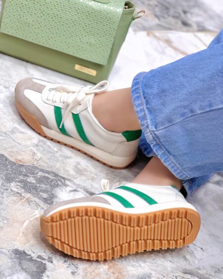 Tenis Combinado Talco x Verde (718)